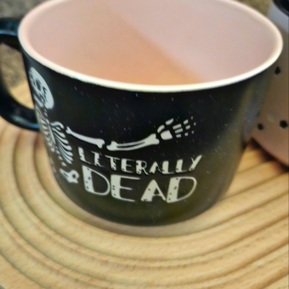 Skeleton cowgirl mugs 2 set - Picture 3 of 5